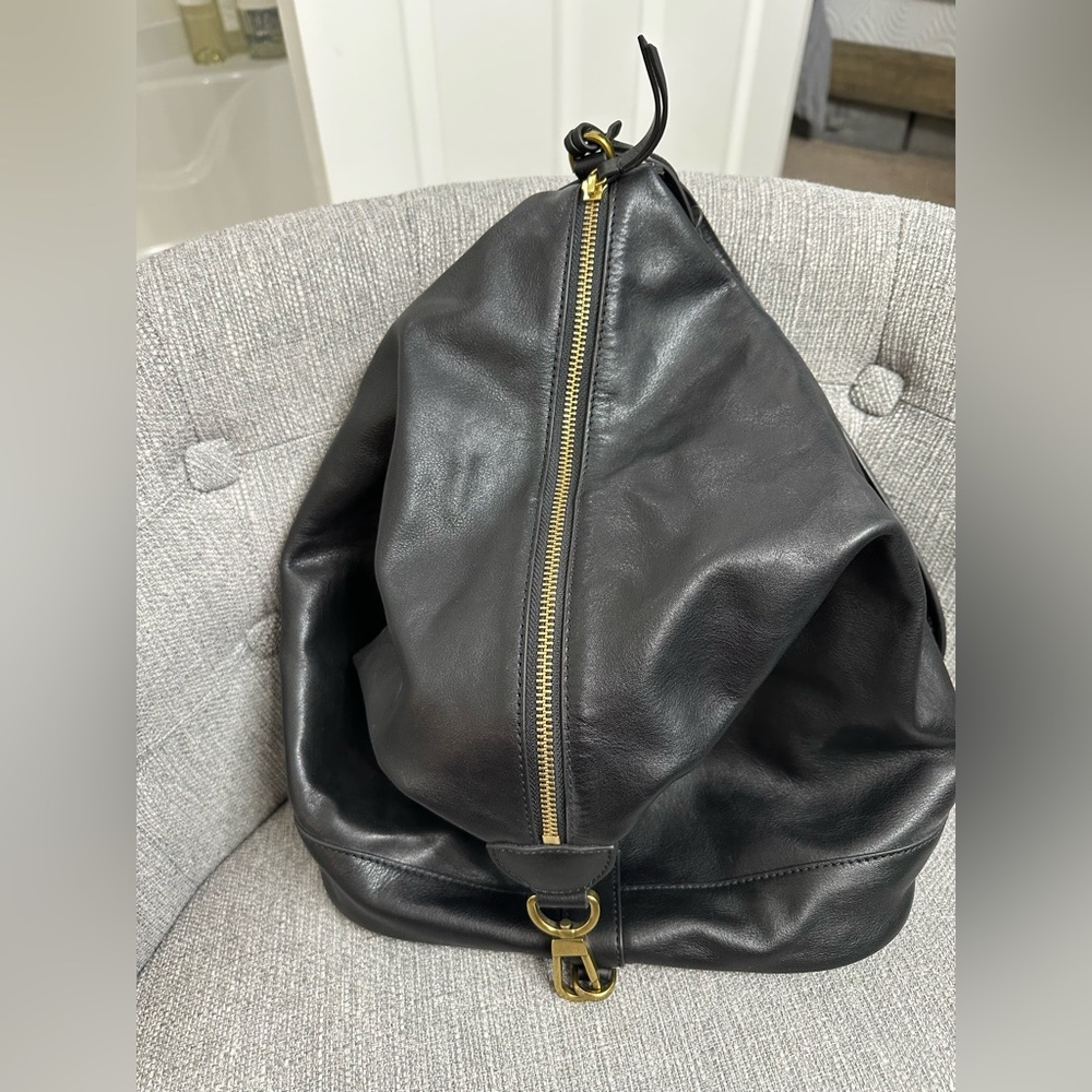 Fossil sling black backpack